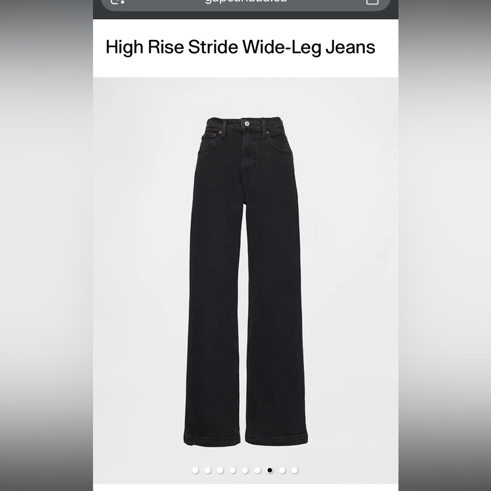 GAP Women's Flare & Wide Leg Jeans (Tall) - Black